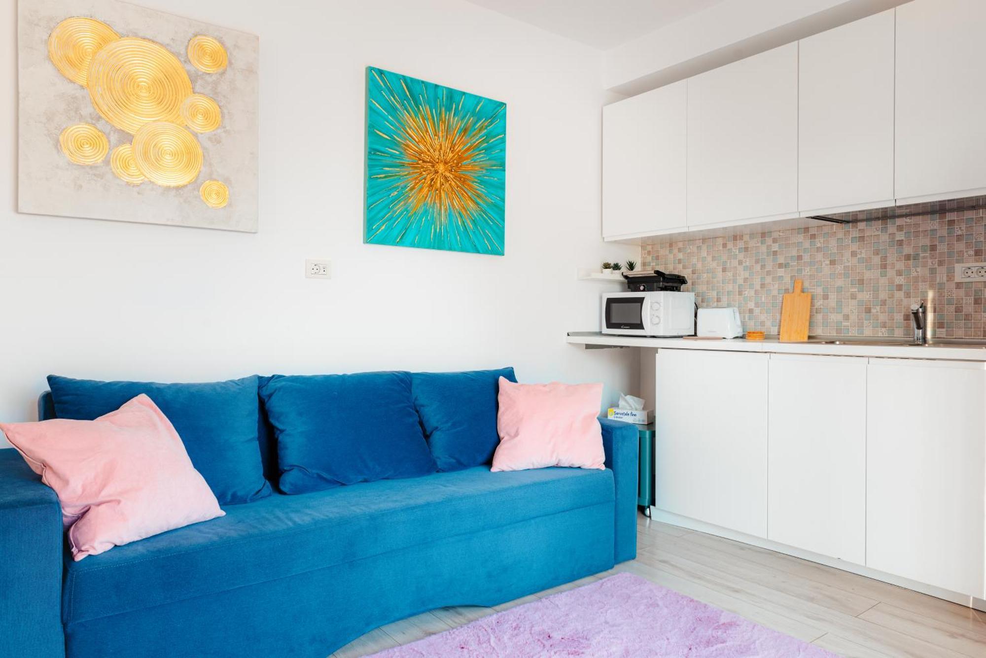 Downtown Apartment Boutique - Blue & Pink Boekarest Buitenkant foto